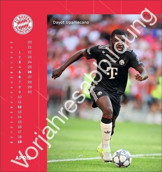 Produktbild: FC Bayern M&uuml;nchen Postkartenkalender 2027
