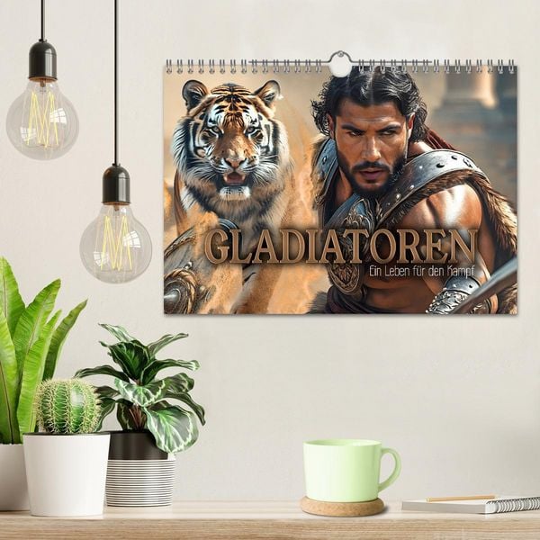 Produktbild: Gladiatoren - ein Leben f&uuml;r den Kampf (Wandkalender 2026 DIN A4 quer), CALVENDO Monatskalender
