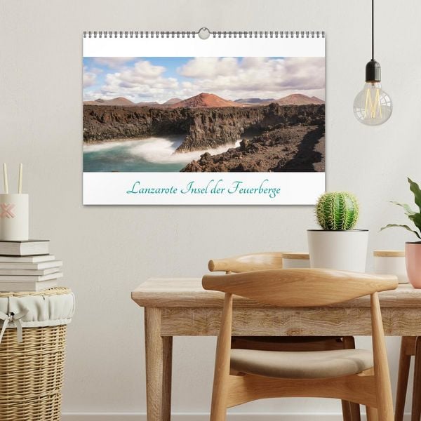 Produktbild: Lanzarote - Insel der Feuerberge (Wandkalender 2026 DIN A3 quer), CALVENDO Monatskalender