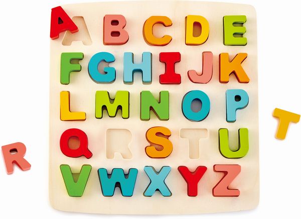 Produktbild: Puzzle mit Gro&szlig;buchstaben / 27 Teile