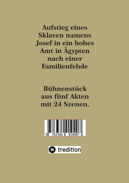 Produktbild: Josef in &Auml;gypten