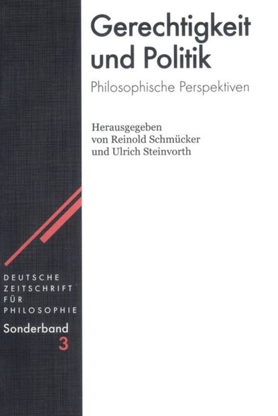 Produktbild: Gerechtigkeit und Politik