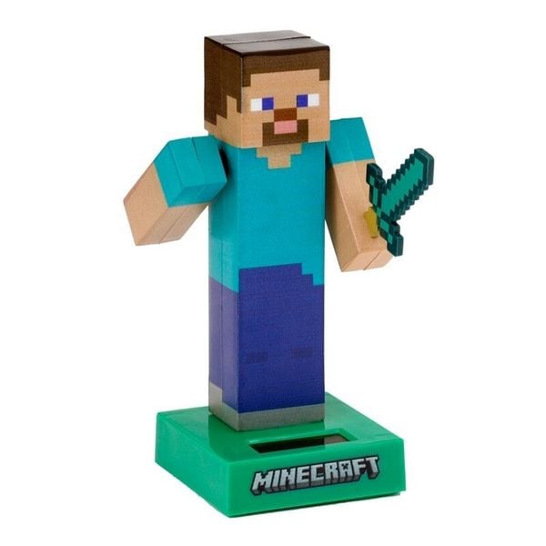 Produktbild: Minecraft Steve Solar Pal Wackelfigur