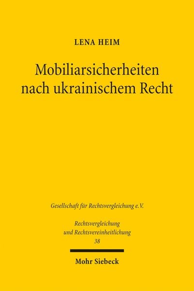 Produktbild: Mobiliarsicherheiten nach ukrainischem Recht