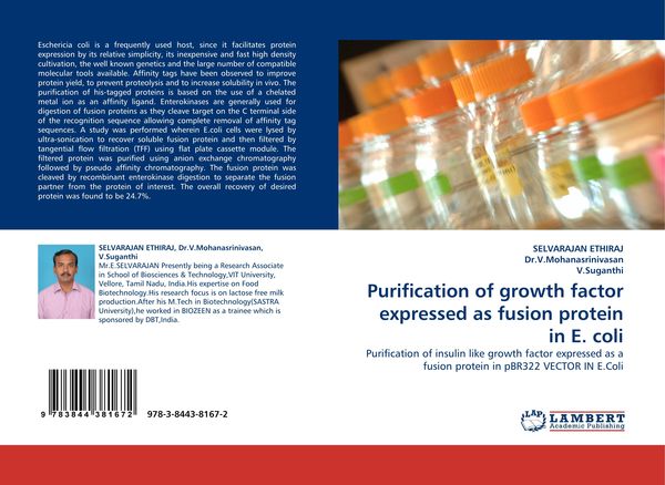 Produktbild: Purification of growth factor expressed as fusion protein in E. coli