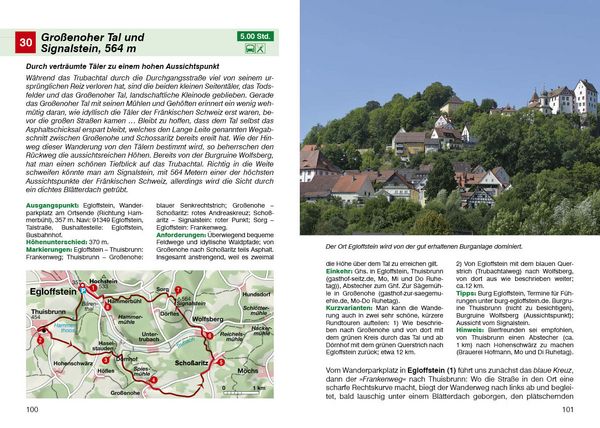 Produktbild: ROTHER Wanderf&uuml;hrer Fr&auml;nkische Schweiz. 50 Touren im Frankenjura &ndash; mit Oberem Maintal, Hersbrucker Schweiz und N&uuml;rnberger Land