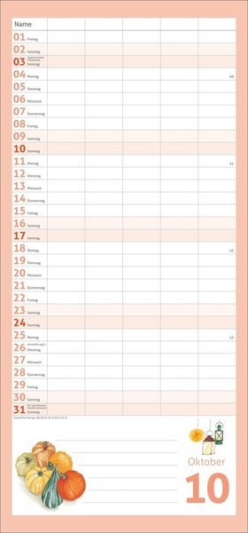Produktbild: times&more Schaffner Familienplaner 2027