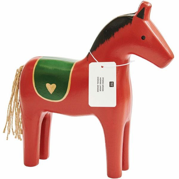 Produktbild: Holz-Pferd, Rot,