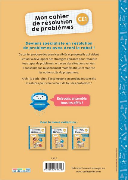 Produktbild: Mon cahier de r&eacute;solution de probl&egrave;mes, CE1