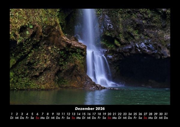 Produktbild: Wasserf&auml;lle 2026 Fotokalender DIN A3