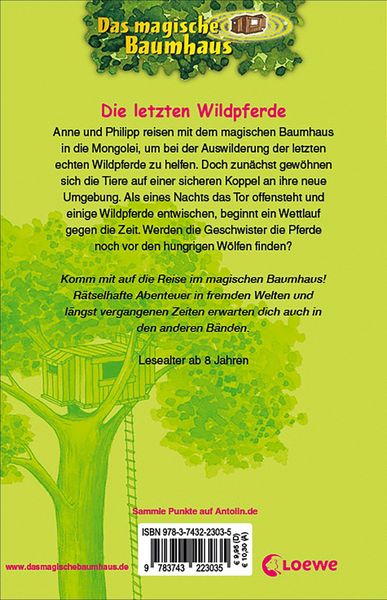 Produktbild: Das magische Baumhaus (Band 63) - Die letzten Wildpferde