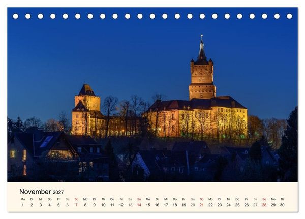 Produktbild: Schl&ouml;sser und Burgen in NRW (Tischkalender 2027 DIN A5 quer), CALVENDO Monatskalender