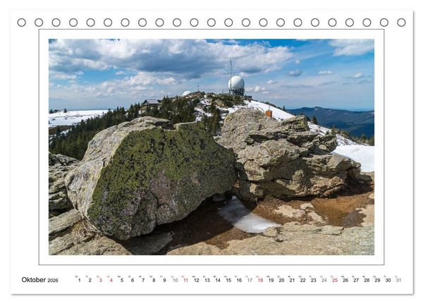 Produktbild: Rund um den Gro&szlig;en Arber (Tischkalender 2026 DIN A5 quer), CALVENDO Monatskalender