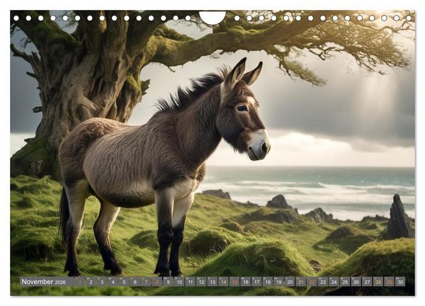 Produktbild: Eseltr&auml;ume (Wandkalender 2026 DIN A4 quer), CALVENDO Monatskalender