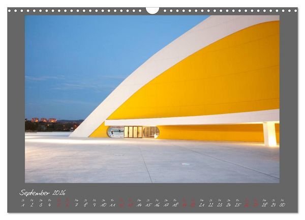 Produktbild: Moderne Architektur - Oscar Niemeyer Kulturzentrum (Wandkalender 2026 DIN A3 quer), CALVENDO Monatskalender