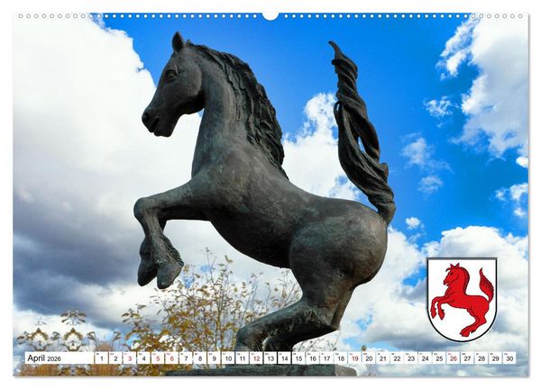 Produktbild: Erholungsort Schortens (hochwertiger Premium Wandkalender 2026 DIN A2 quer), Kunstdruck in Hochglanz
