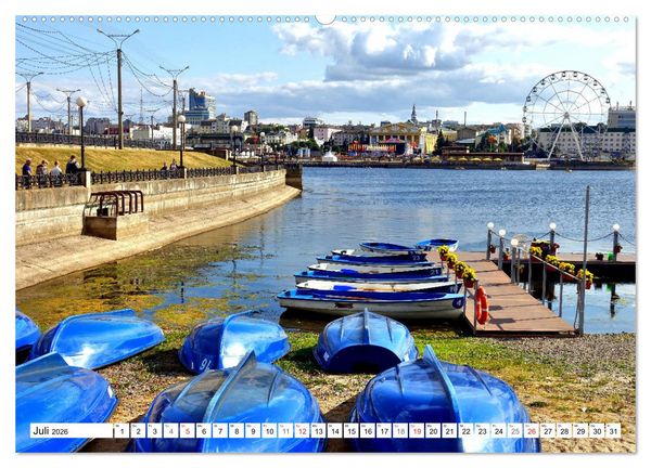 Produktbild: Traumstadt Tscheboksary - Tschuwaschiens malerische Metropole (Wandkalender 2026 DIN A2 quer), CALVENDO Monatskalender