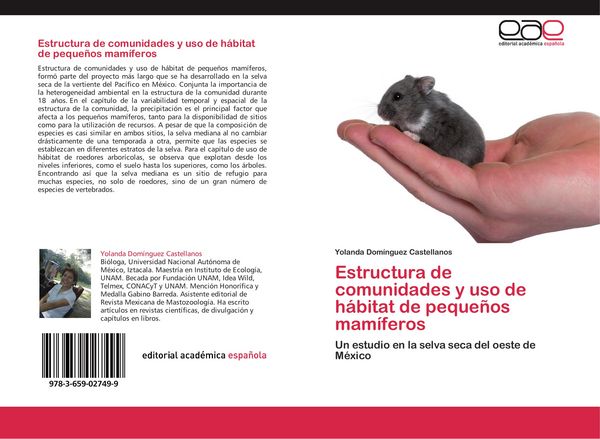 Produktbild: Estructura de comunidades y uso de h&aacute;bitat de peque&ntilde;os mam&iacute;feros