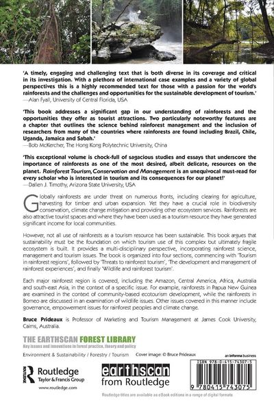 Produktbild: Rainforest Tourism, Conservation and Management