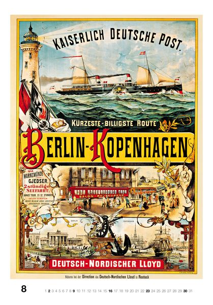 Produktbild: Historische Schiffsplakate 2026