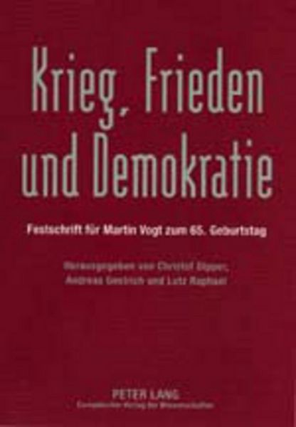 Produktbild: Krieg, Frieden und Demokratie