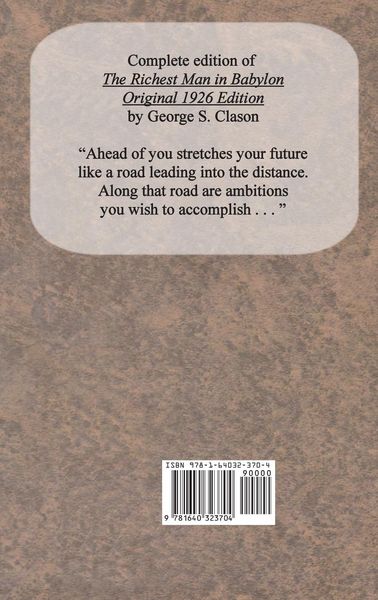 Produktbild: The Richest Man in Babylon Original 1926 Edition
