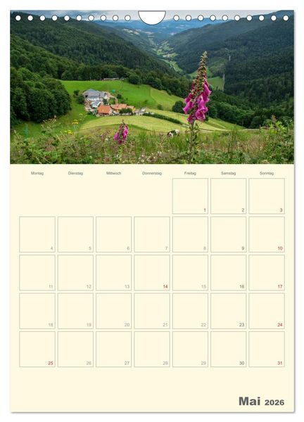 Produktbild: Unterwegs im Elsass &ndash; Terminplaner (Wandkalender 2026 DIN A4 hoch), CALVENDO Monatskalender