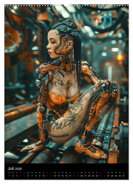 Produktbild: CYBER SISTERS (hochwertiger Premium Wandkalender 2026 DIN A2 hoch), Kunstdruck in Hochglanz