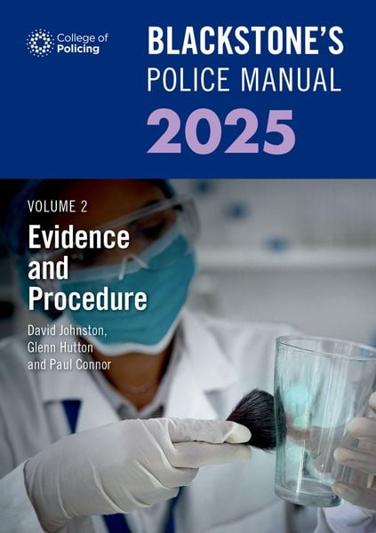 Produktbild: Blackstone's Police Manual Volume 2: Evidence and Procedure 2025