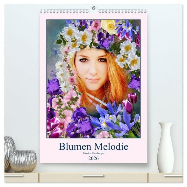 Produktbild: Blumen Melodie (hochwertiger Premium Wandkalender 2026 DIN A2 hoch), Kunstdruck in Hochglanz