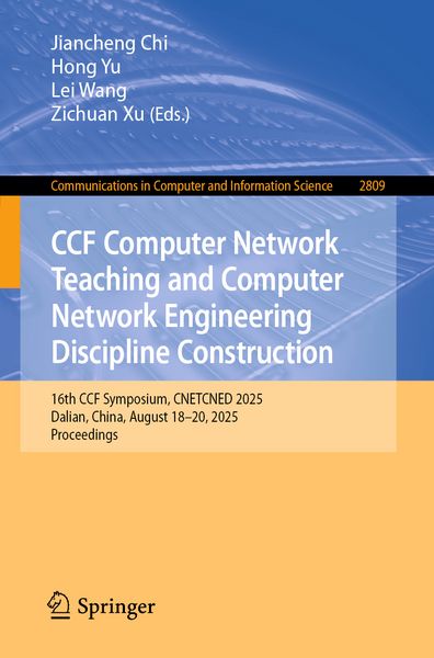 Produktbild: CCF Computer Network Teaching and Computer Network Engineering Discipline Construction