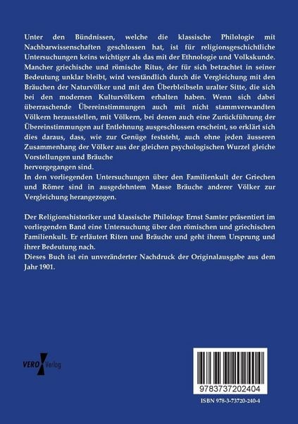 Produktbild: Familienfeste der Griechen und R&ouml;mer