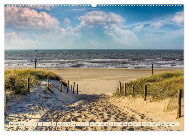 Produktbild: Reise durch Deutschland - Niedersachsen (hochwertiger Premium Wandkalender 2026 DIN A2 quer), Kunstdruck in Hochglanz