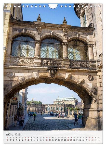 Produktbild: Dresden - Bilder aus Elbflorenz (Wandkalender 2026 DIN A4 hoch), CALVENDO Monatskalender