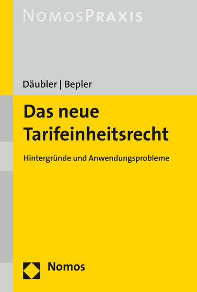 Produktbild: Das neue Tarifeinheitsrecht