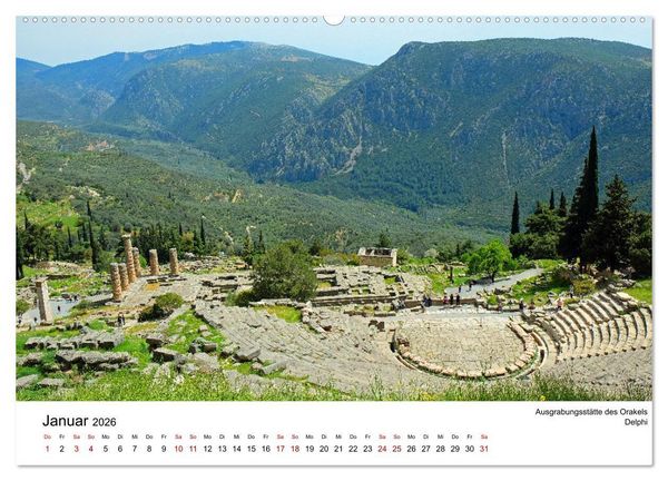 Produktbild: Der Norden Griechenlands (Wandkalender 2026 DIN A2 quer), CALVENDO Monatskalender