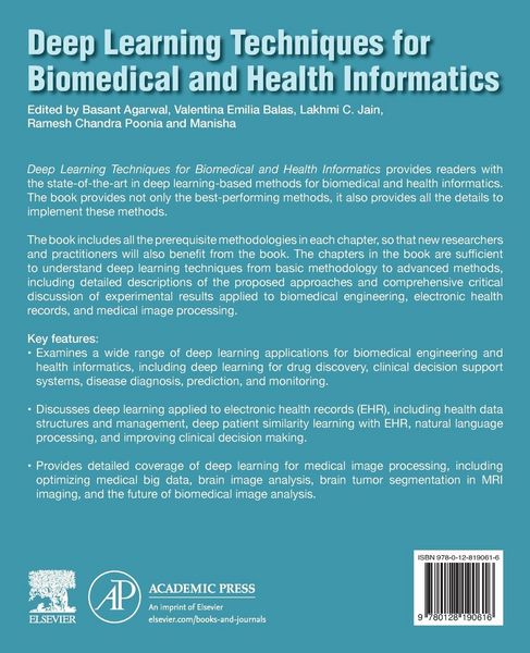 Produktbild: Deep Learning Techniques for Biomedical and Health Informatics