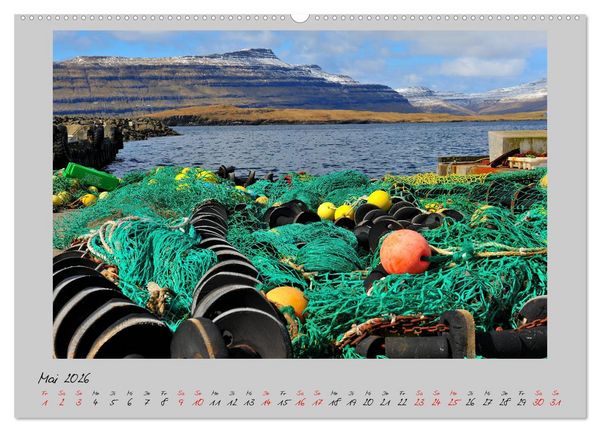 Produktbild: F&auml;r&ouml;er, Shetland, Orkney - Inseln im Nordatlantik (Wandkalender 2026 DIN A2 quer), CALVENDO Monatskalender