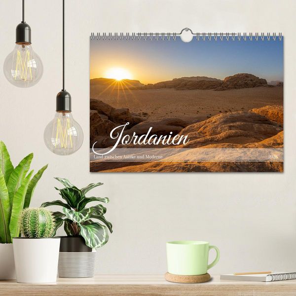 Produktbild: Jordanien - Land zwischen Antike und Moderne (Wandkalender 2026 DIN A4 quer), CALVENDO Monatskalender