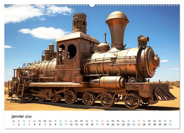 Produktbild: M&eacute;caniques fantastiques (Calendrier mural 2026 DIN A2 vertical), CALVENDO calendrier mensuel