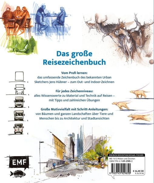 Produktbild: Zeichnen mit Jens H&uuml;bner &ndash; Entschleunigen durch Zeichnen