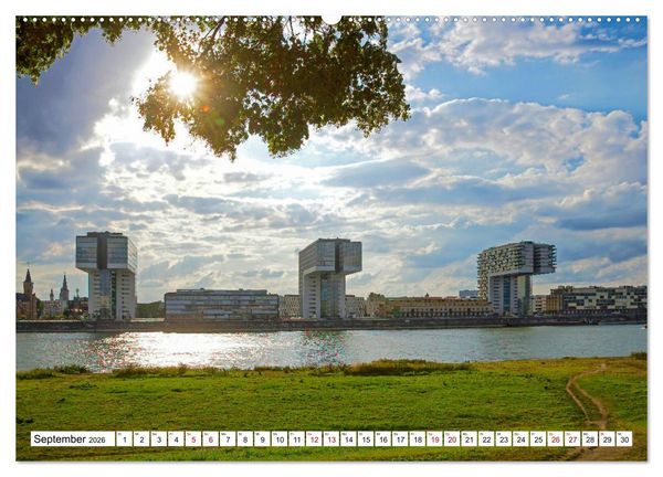 Produktbild: K&ouml;ln - Facetten einer Stadt (hochwertiger Premium Wandkalender 2026 DIN A2 quer), Kunstdruck in Hochglanz
