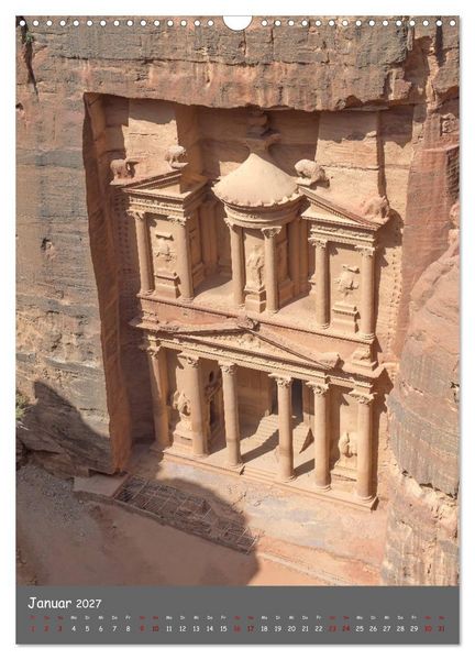Produktbild: Sch&ouml;nheit Petra (Wandkalender 2027 DIN A3 hoch), CALVENDO Monatskalender