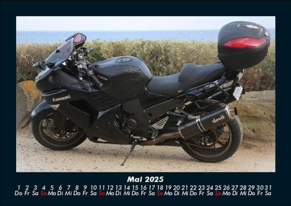Produktbild: Motorräder 2025 Fotokalender DIN A5