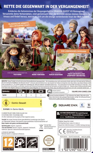 Produktbild: Dragon Quest VII Reimagined (Key Card)