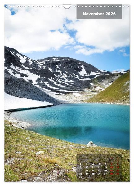 Produktbild: Die Traumhaften Seen der Alpen (Wandkalender 2026 DIN A3 hoch), CALVENDO Monatskalender