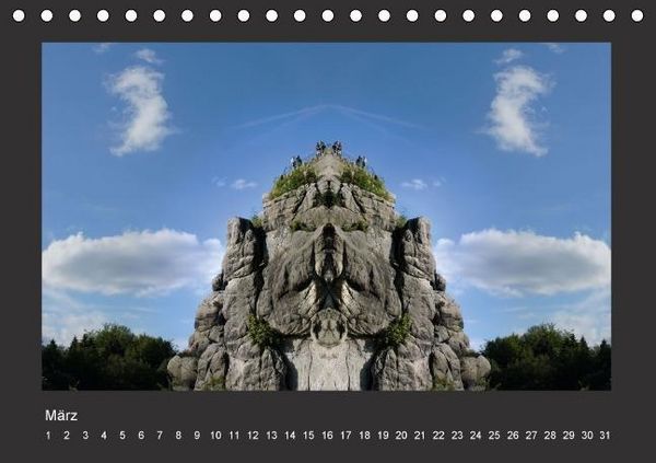 Produktbild: Spiegelwelten - die Externsteine (Tischkalender immerw&auml;hrend DIN A5 quer)