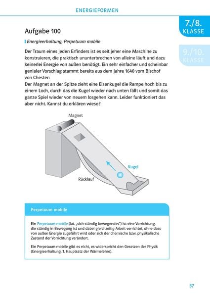 Produktbild: Klett 200 Physik&uuml;bungen wie in der Schule Klasse 7 - 10