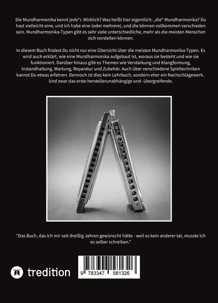 Produktbild: Das Mundharmonika-Buch - kein Lehrbuch, sondern ein Nachschlagewerk.