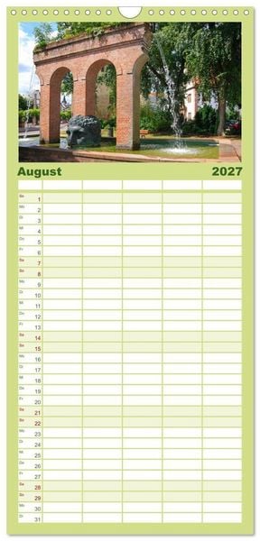Produktbild: Familienplaner 2027 - Stra&szlig;burg &ndash; Geschichte und Flair im Herzen Europas mit 5 Spalten (Wandkalender, 21 x 45 cm) CALVENDO